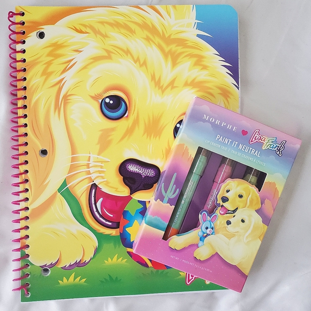 Lisa frank Golden retriever bundle